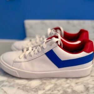 Vintage PONY Classic Low Pony Red/ White 1990's Running Tennis Shoes Men's SZ 9